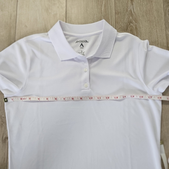 NWOT Antigua Women's Golf Shirt, Small, White - Picture 7 of 8
